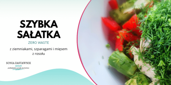 Przepis na lekką sałatkę na kolację zero waste