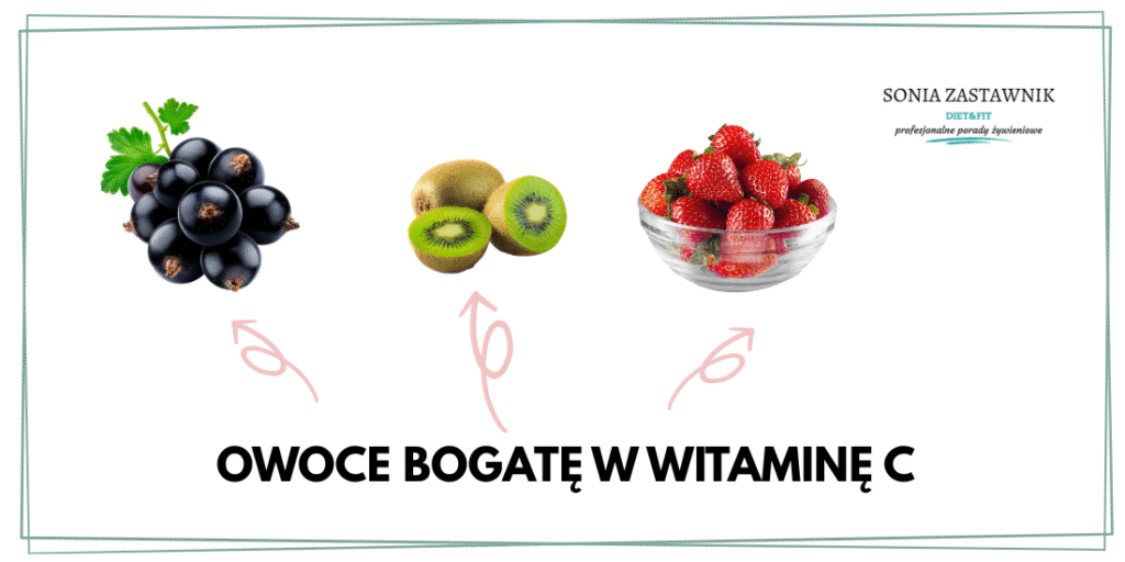 świeże owoce bogate w witaminę C ułatwiajace wydalanie kwasu moczowego z organizmu, polecane szczególnie osobom na diecie przy dnie moczanowej