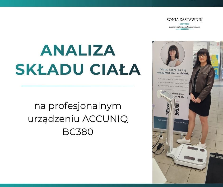 Analiza składu ciała bukowno BIA dietfit Sonia Zastawnik dietetyk Olkusz dietetykBukowno